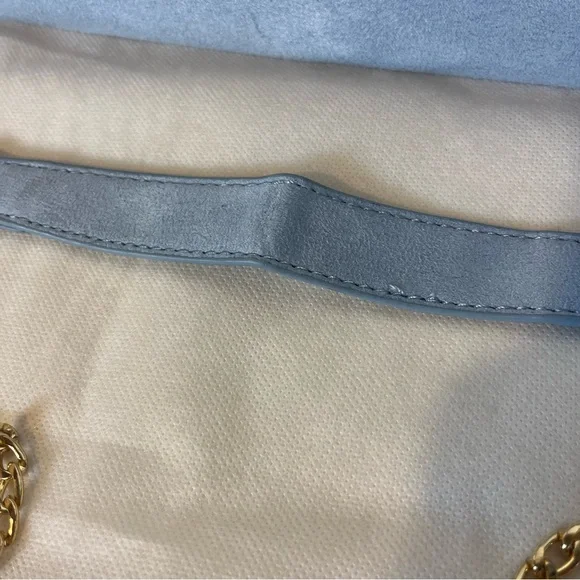 Urban‎ Expressions Blue Vegan Suede Clutch Bag or Crossbody Bag NWT Retro Bold - Picture 9 of 15